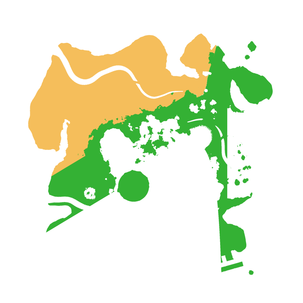 Biome Rust Map: Procedural Map, Size: 2600, Seed: 655566961
