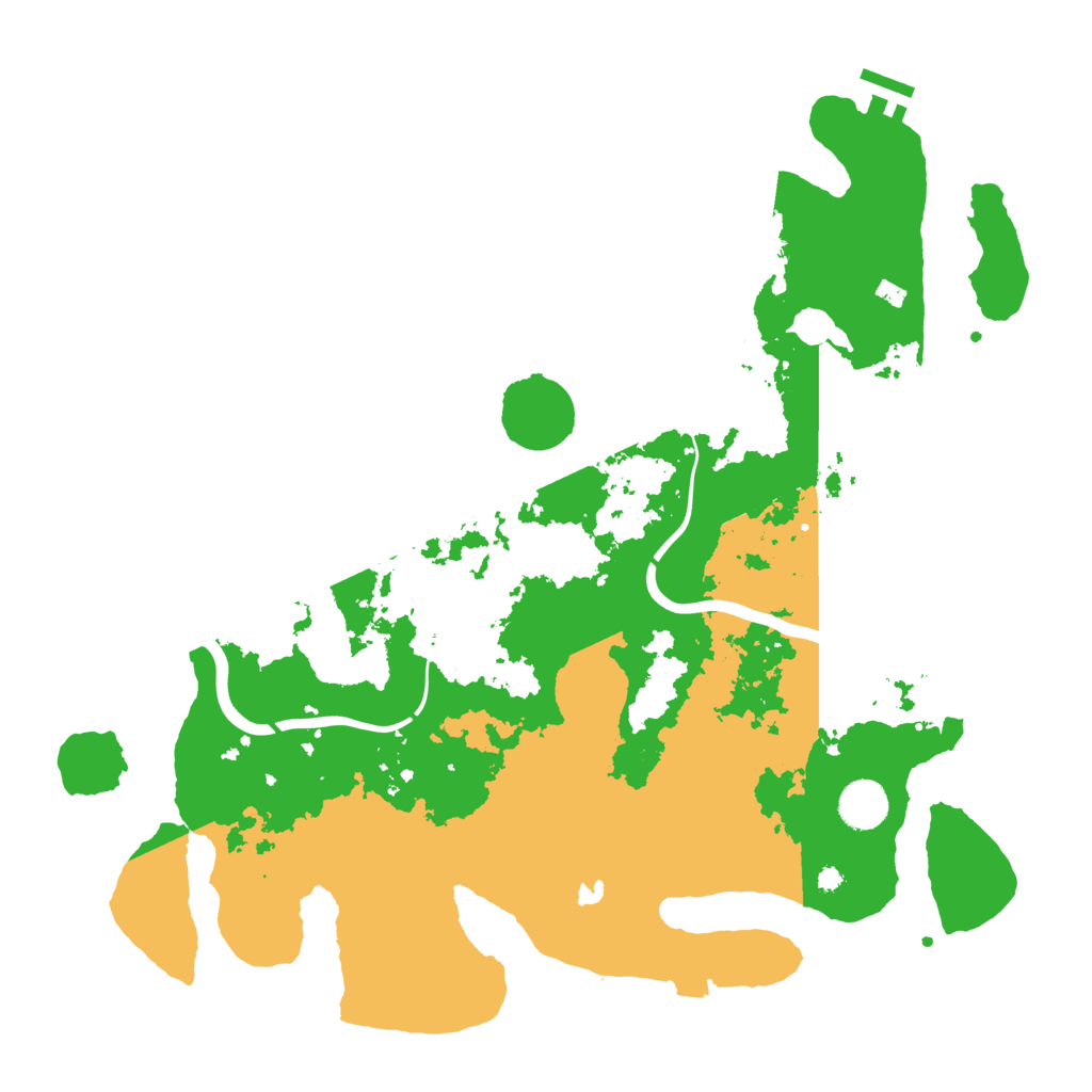 Biome Rust Map: Procedural Map, Size: 4000, Seed: 91983669