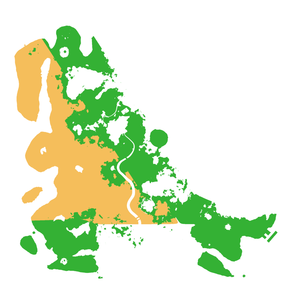 Biome Rust Map: Procedural Map, Size: 4500, Seed: 2051669870
