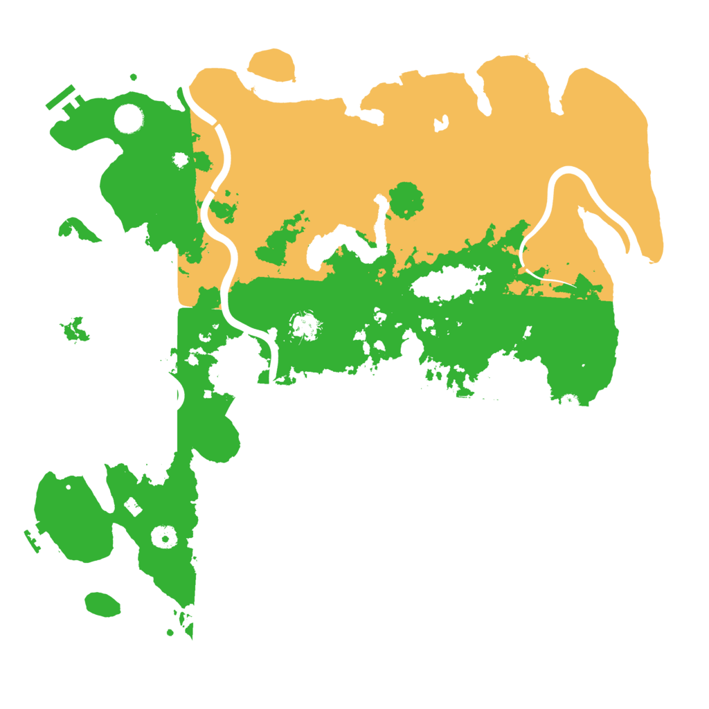 Biome Rust Map: Procedural Map, Size: 4250, Seed: 43243