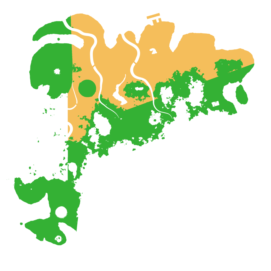 Biome Rust Map: Procedural Map, Size: 4100, Seed: 1317271035