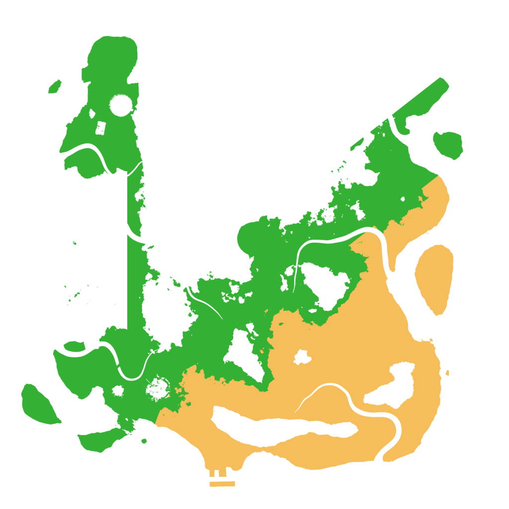 Biome Rust Map: Procedural Map, Size: 4050, Seed: 925988395