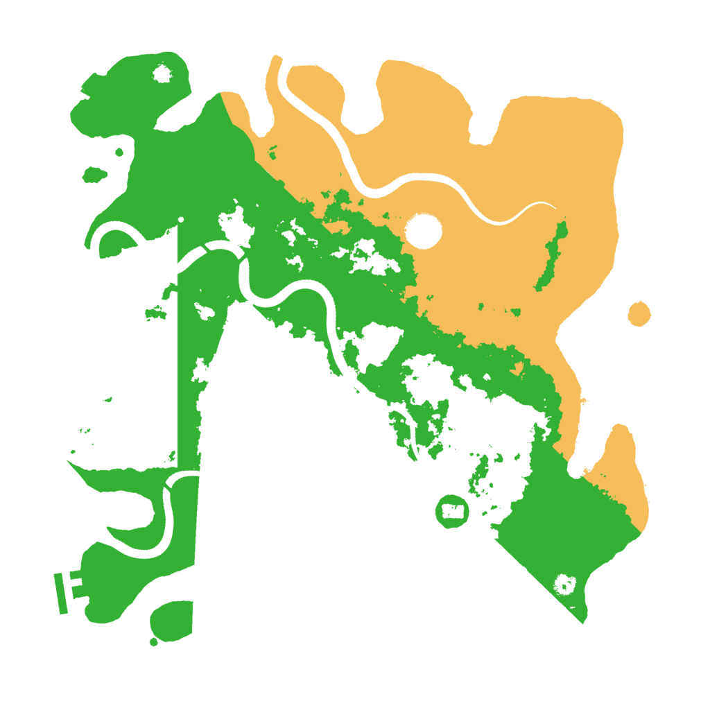Biome Rust Map: Procedural Map, Size: 3500, Seed: 63504