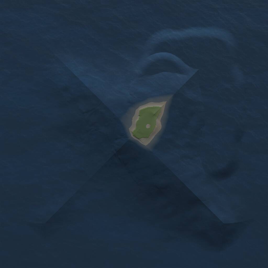 Rust Map: Procedural Map, Size: 1000, Seed: 23456, 1 Monuments