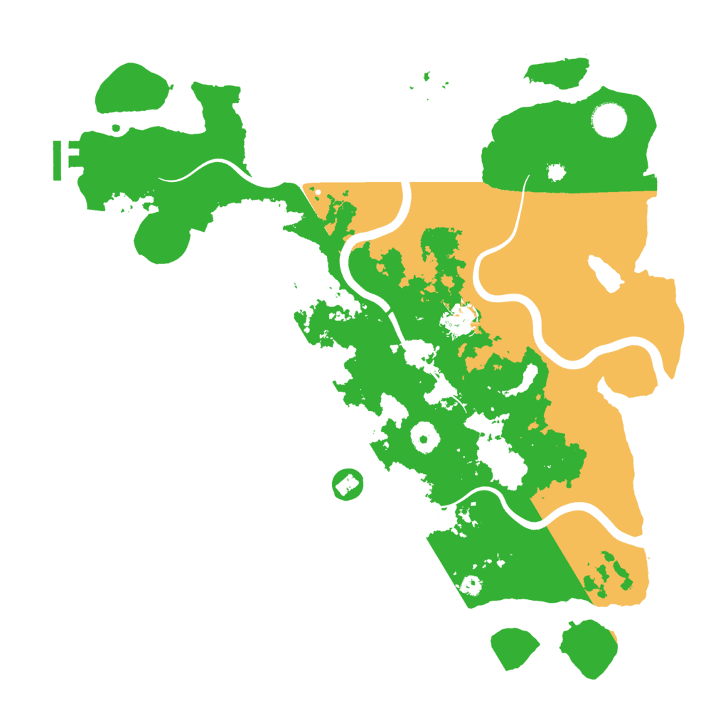 Biome Rust Map: Procedural Map, Size: 3700, Seed: 1868595206