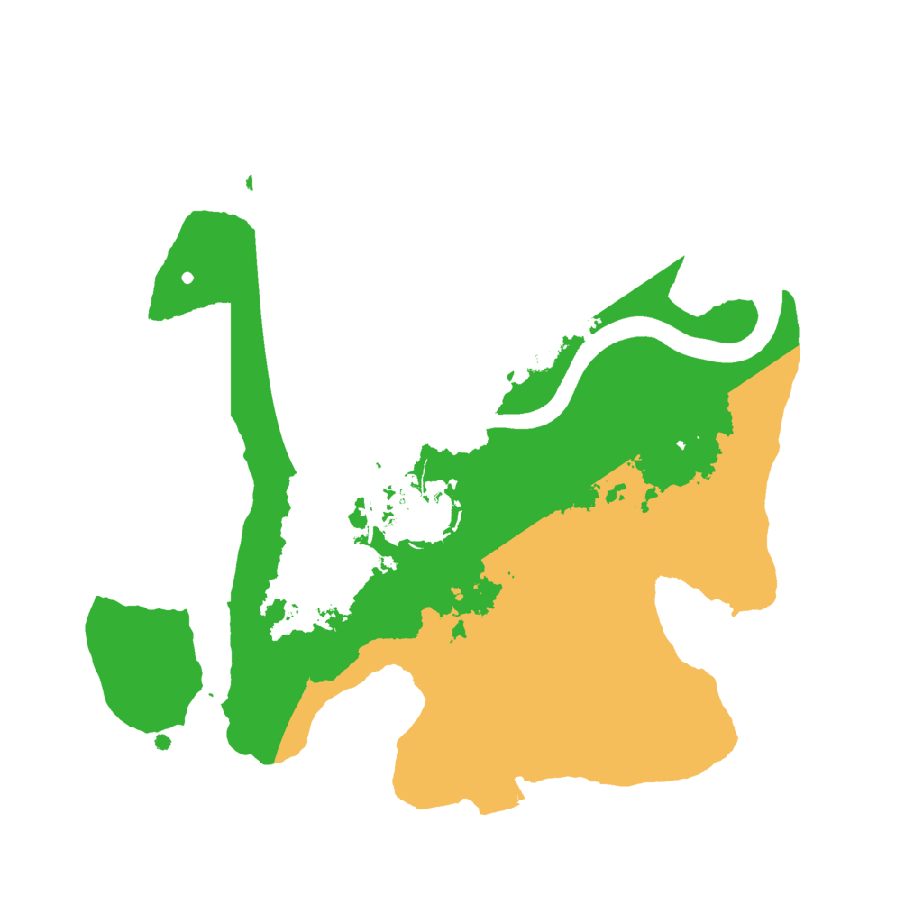 Biome Rust Map: Procedural Map, Size: 2300, Seed: 1698172579