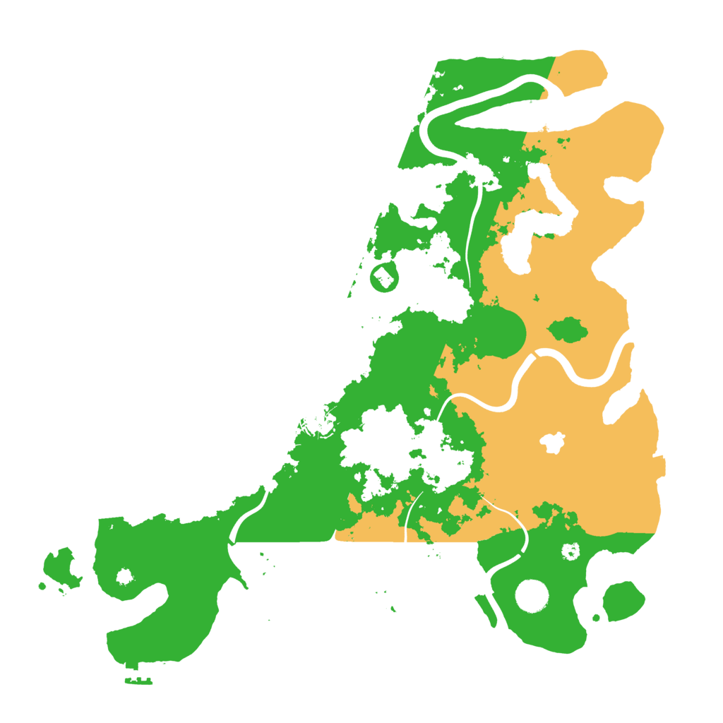 Biome Rust Map: Procedural Map, Size: 4000, Seed: 677922790