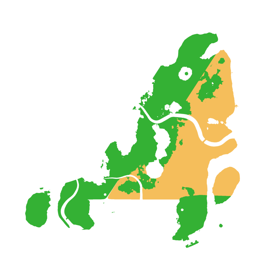 Biome Rust Map: Procedural Map, Size: 3000, Seed: 920348749