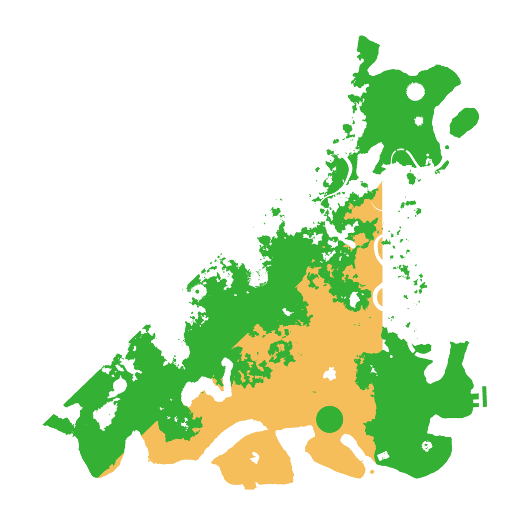 Biome Rust Map: Procedural Map, Size: 5000, Seed: 160133749