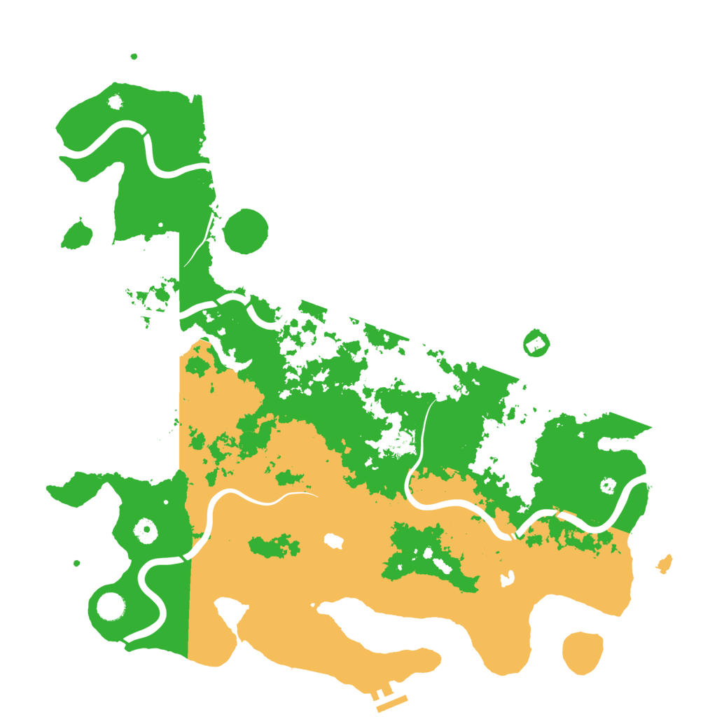 Biome Rust Map: Procedural Map, Size: 4500, Seed: 892012518