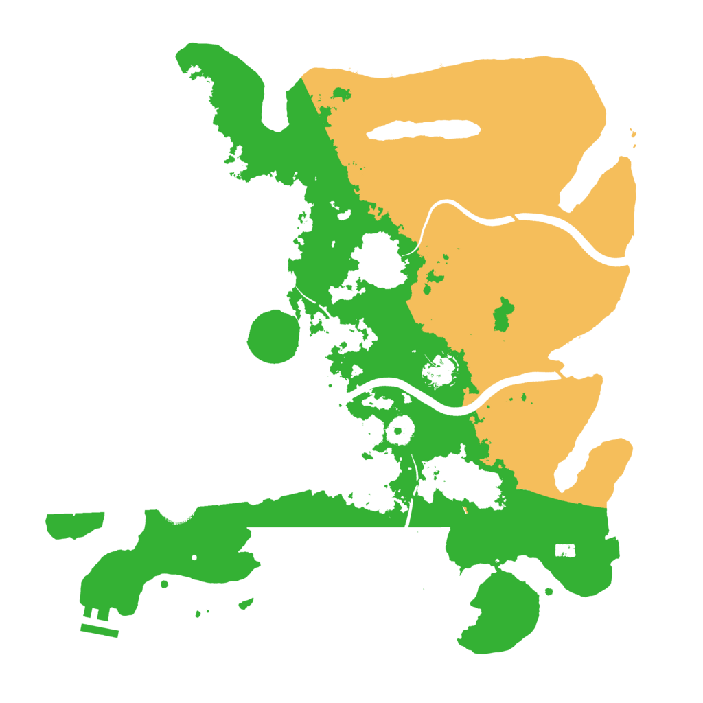 Biome Rust Map: Procedural Map, Size: 3750, Seed: 1599657284