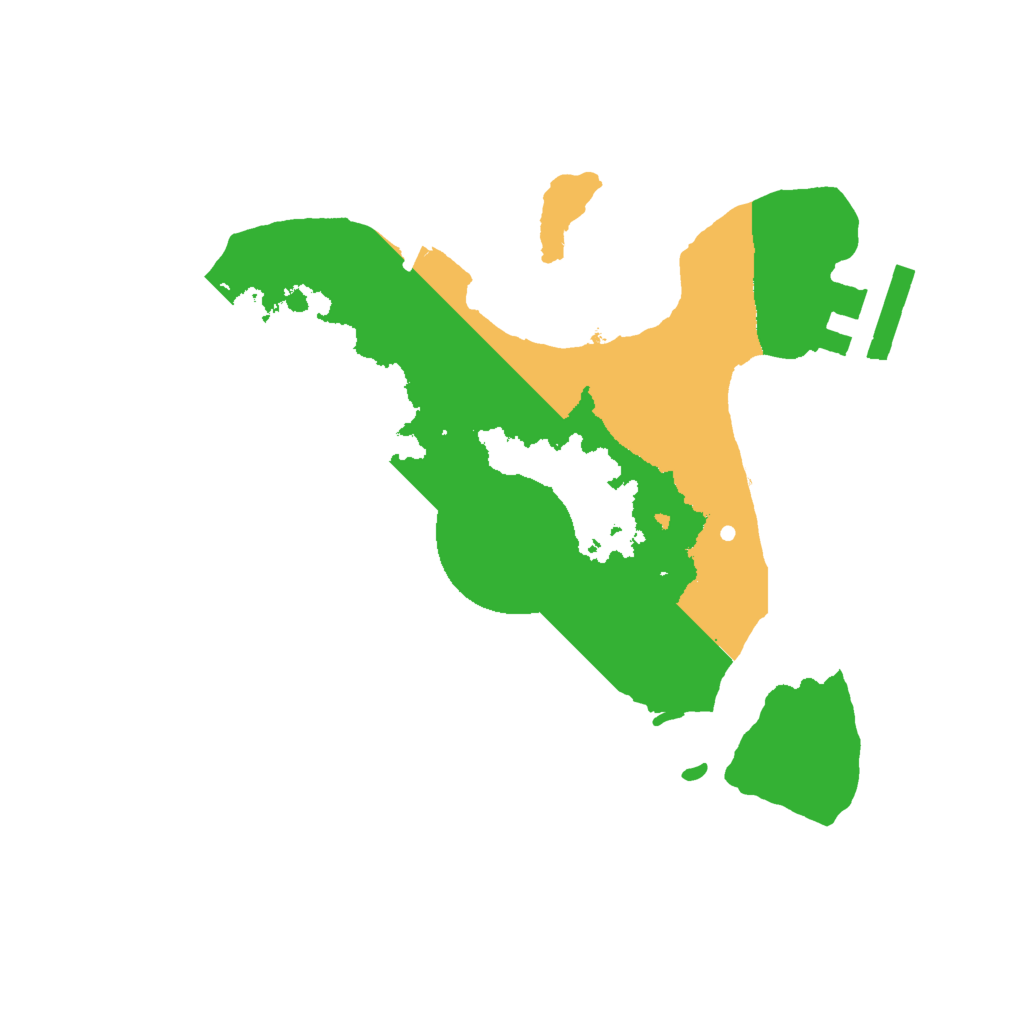 Biome Rust Map: Procedural Map, Size: 2000, Seed: 596552610