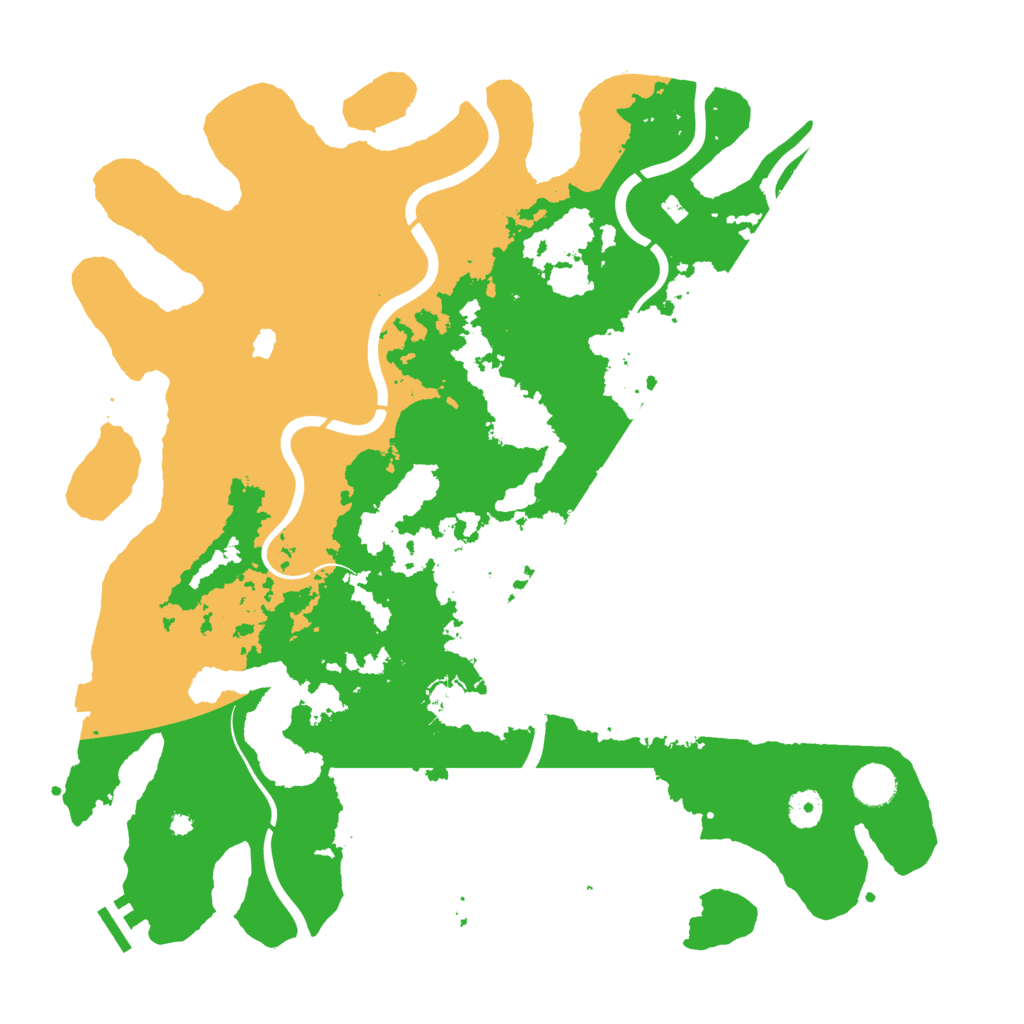 Biome Rust Map: Procedural Map, Size: 4200, Seed: 894703963
