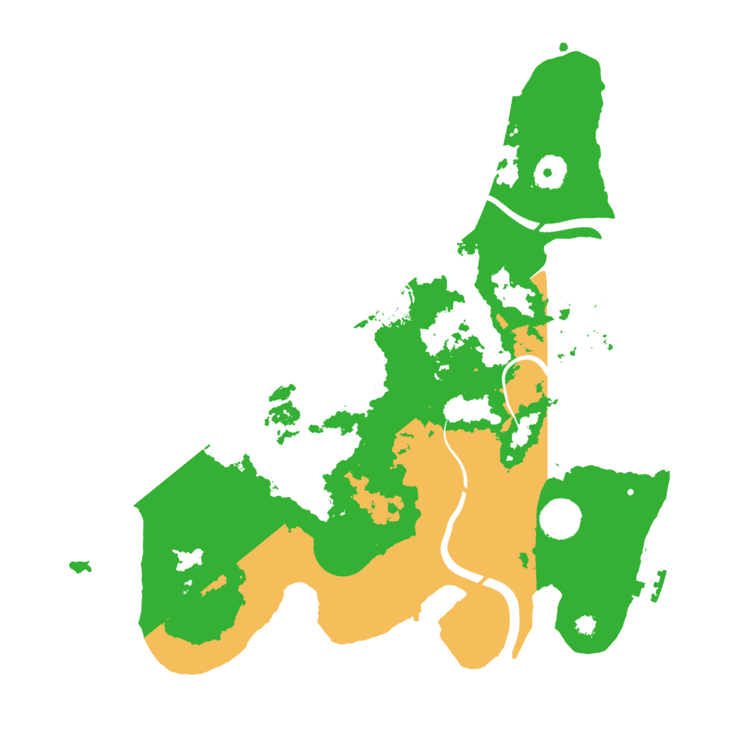 Biome Rust Map: Procedural Map, Size: 3300, Seed: 1169472581