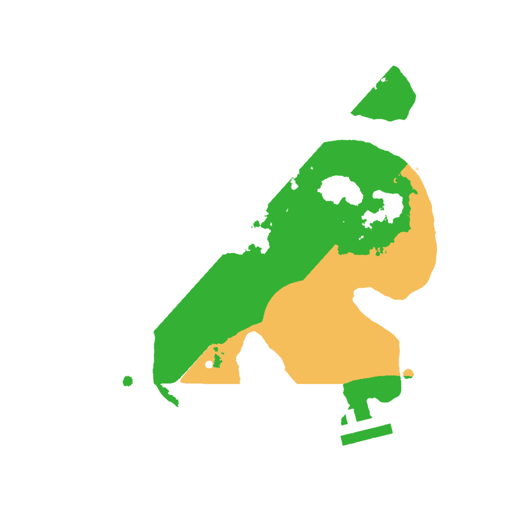 Biome Rust Map: Procedural Map, Size: 2000, Seed: 1041951388