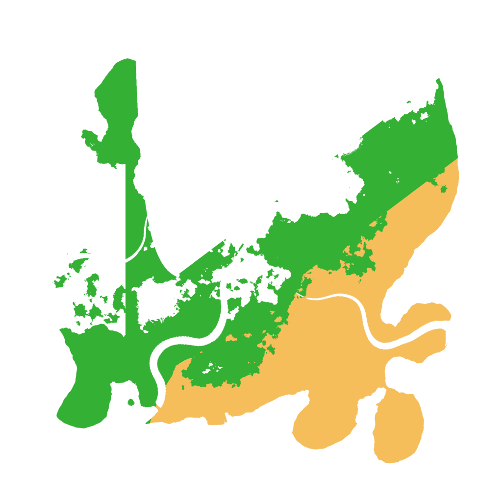 Biome Rust Map: Procedural Map, Size: 3000, Seed: 13426443