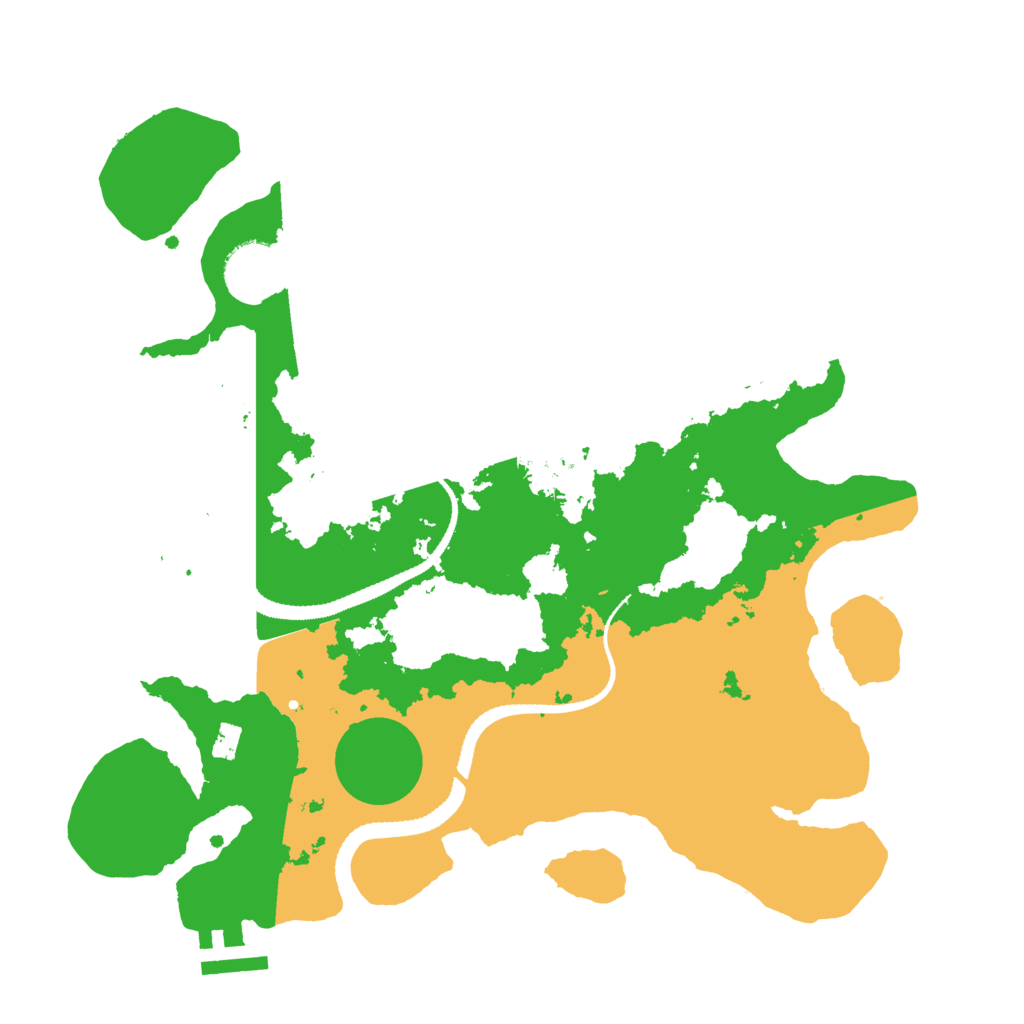 Biome Rust Map: Procedural Map, Size: 3100, Seed: 799845153