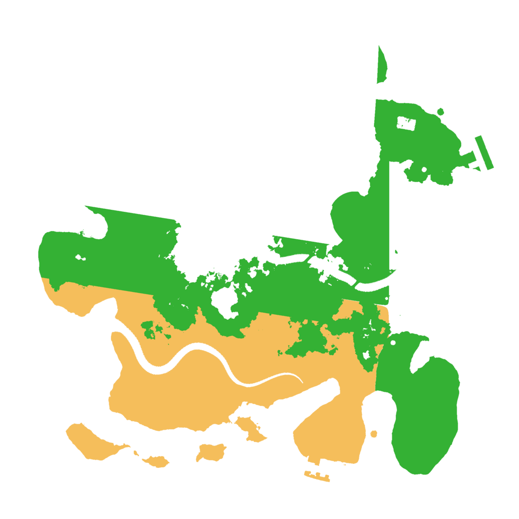 Biome Rust Map: Procedural Map, Size: 3000, Seed: 2058735271