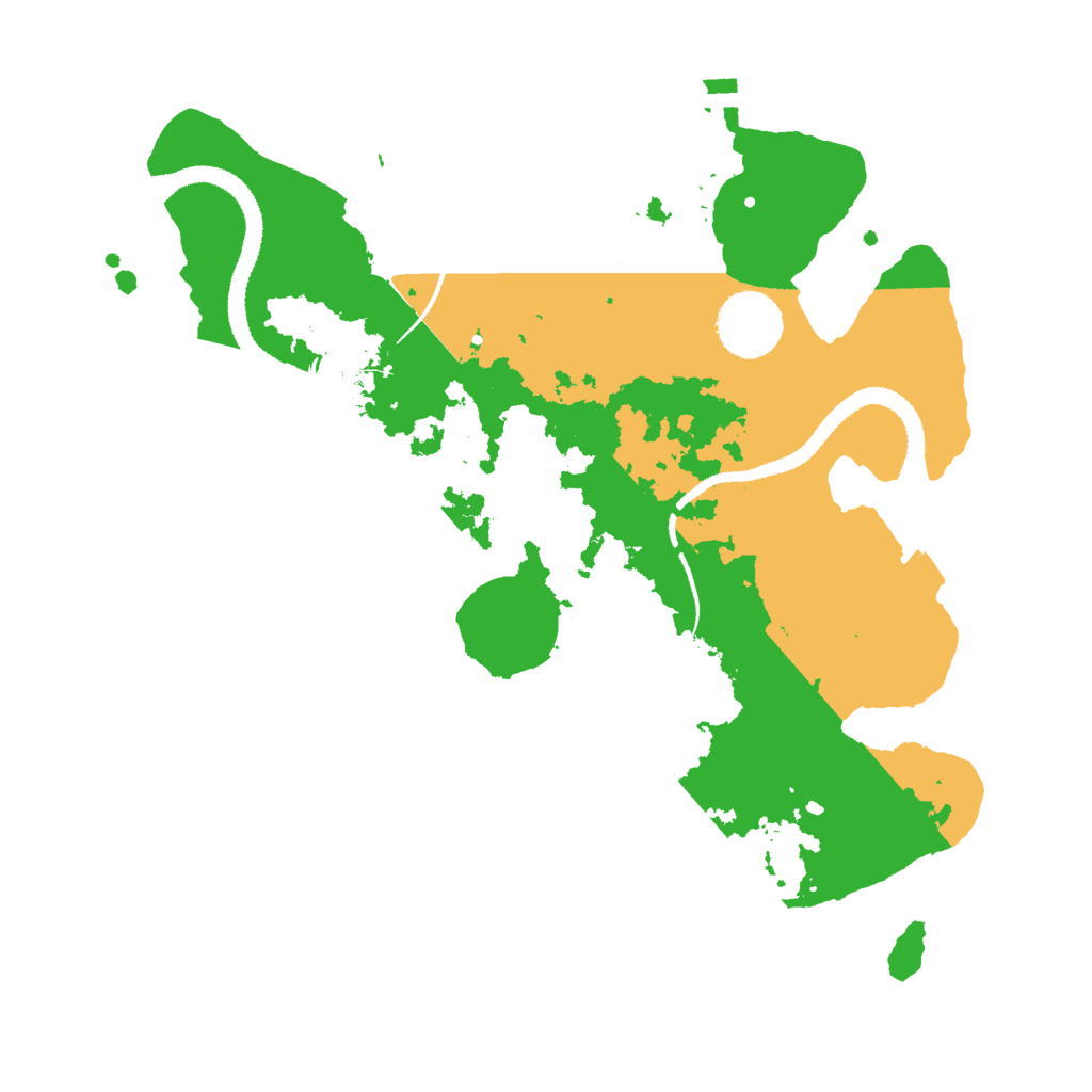 Biome Rust Map: Procedural Map, Size: 3000, Seed: 1209100861