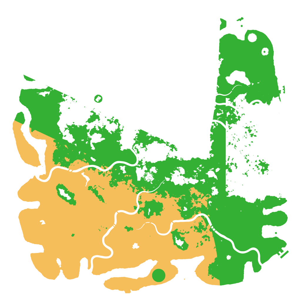 Biome Rust Map: Procedural Map, Size: 6000, Seed: 334293622