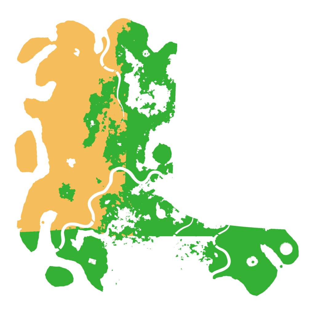 Biome Rust Map: Procedural Map, Size: 4500, Seed: 1048093452