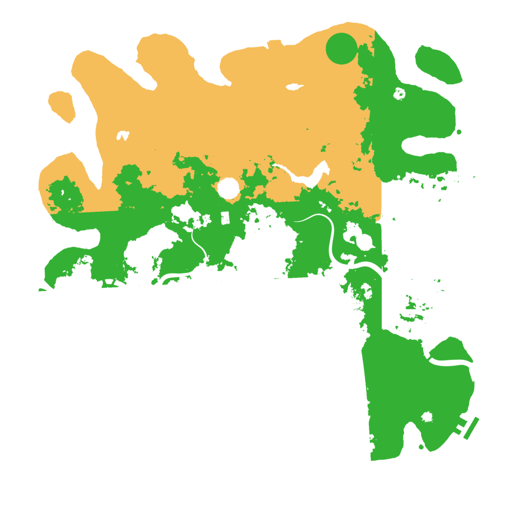Biome Rust Map: Procedural Map, Size: 4250, Seed: 1986178890