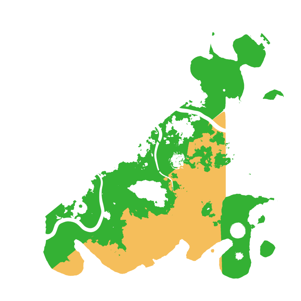 Biome Rust Map: Procedural Map, Size: 3500, Seed: 1818866789