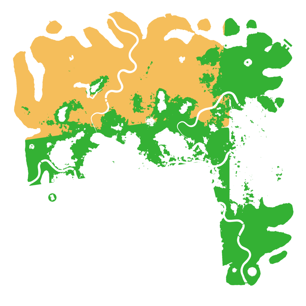 Biome Rust Map: Procedural Map, Size: 6000, Seed: 656120241