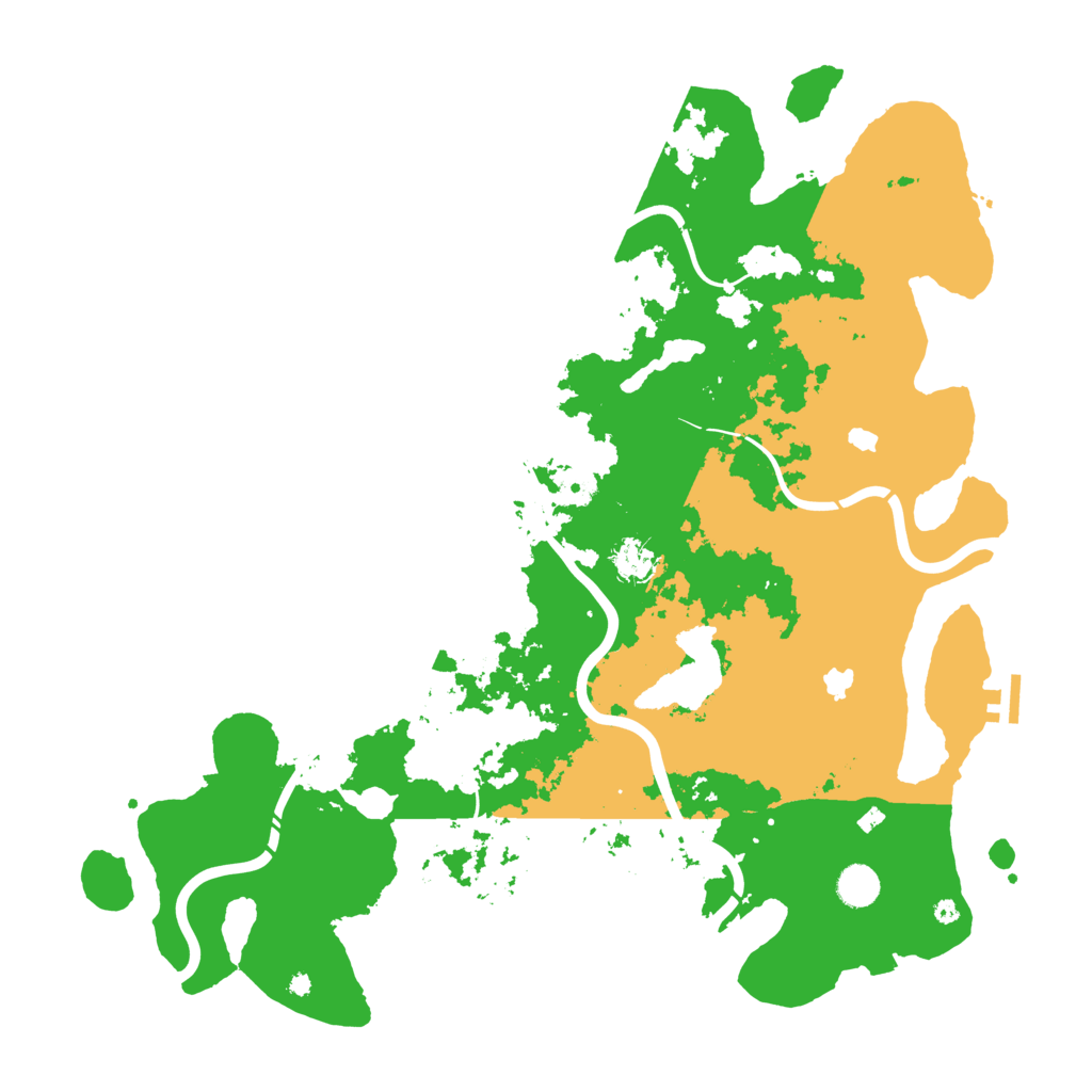 Biome Rust Map: Procedural Map, Size: 4500, Seed: 990008773
