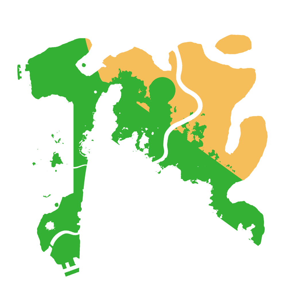 Biome Rust Map: Procedural Map, Size: 3000, Seed: 1433588723