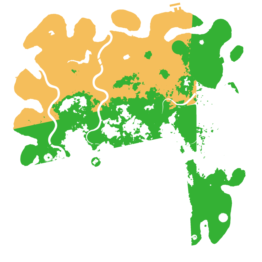 Biome Rust Map: Procedural Map, Size: 5000, Seed: 45456547