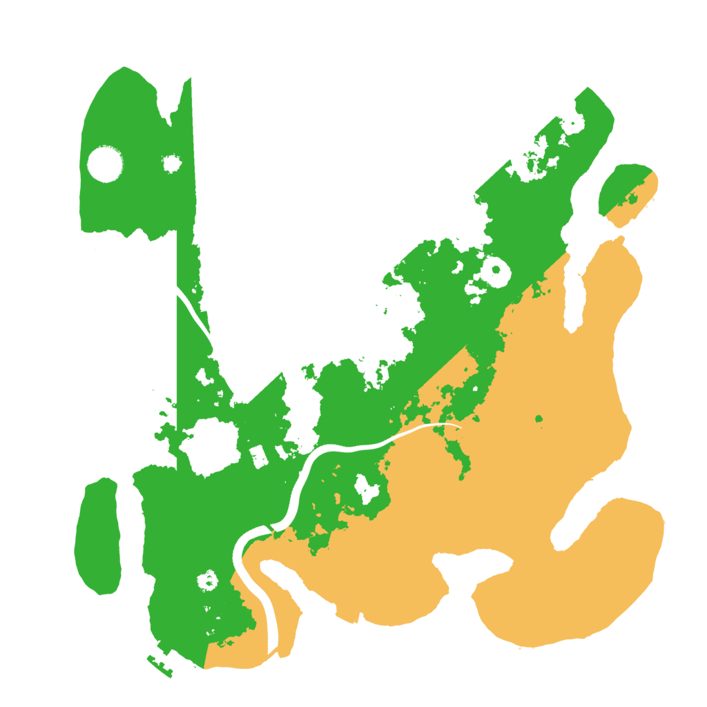Biome Rust Map: Procedural Map, Size: 3500, Seed: 1050626233