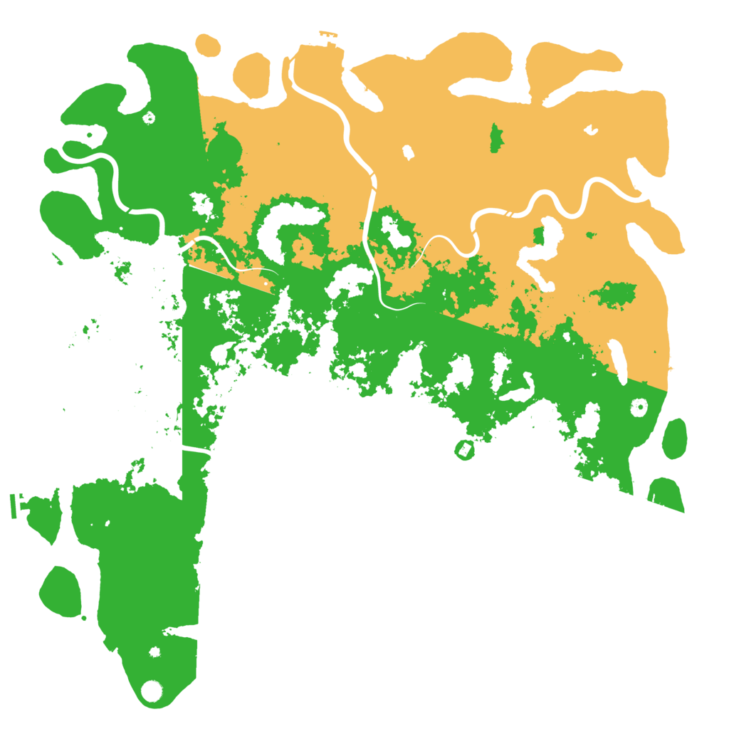 Biome Rust Map: Procedural Map, Size: 6000, Seed: 1152846952