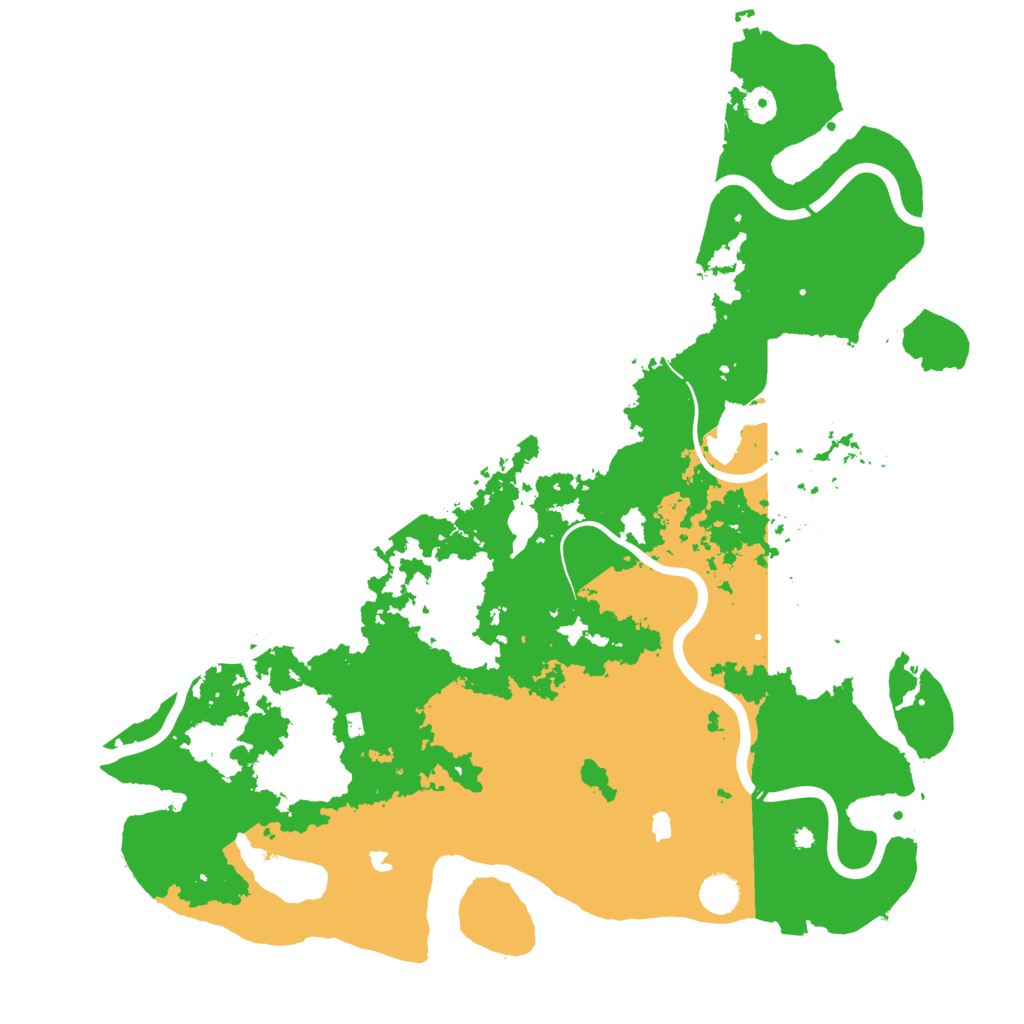 Biome Rust Map: Procedural Map, Size: 4500, Seed: 945467940
