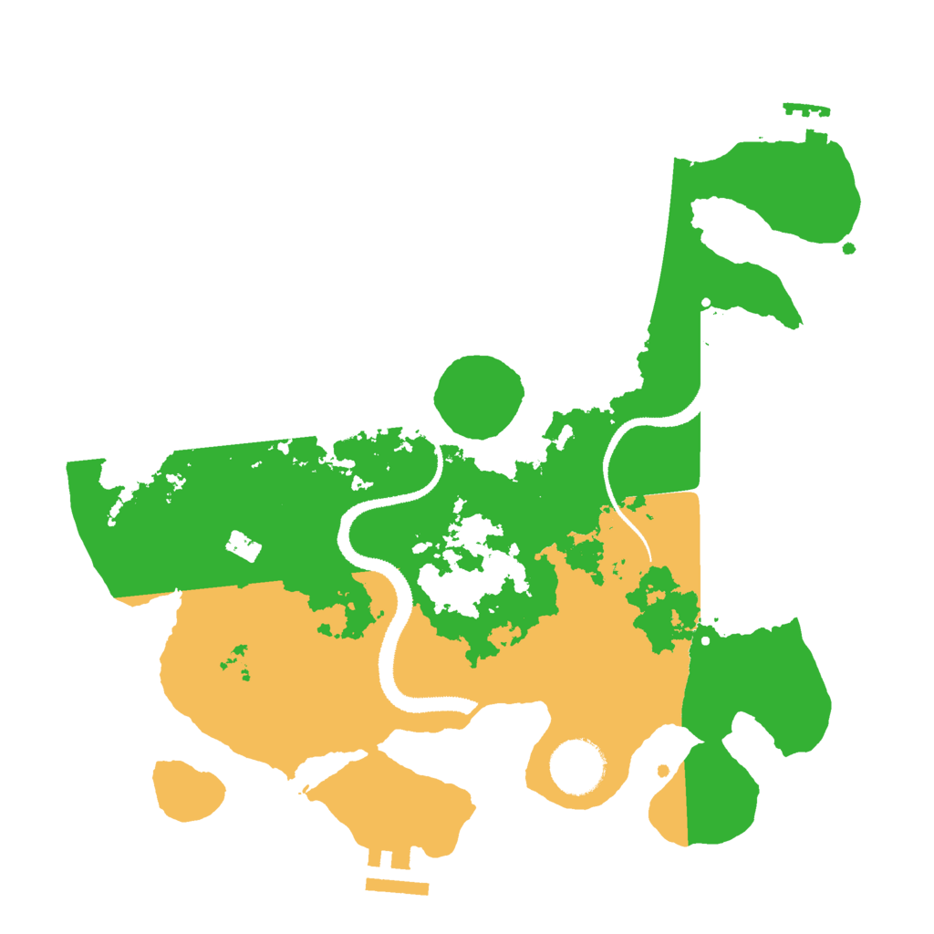 Biome Rust Map: Procedural Map, Size: 3000, Seed: 721314897