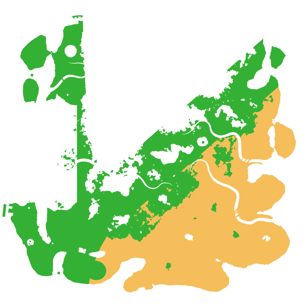 Biome Rust Map: Procedural Map, Size: 4500, Seed: 4517842