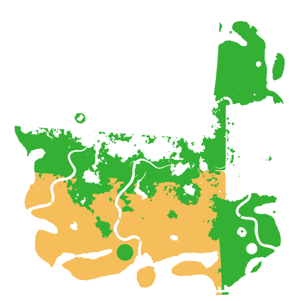 Biome Rust Map: Procedural Map, Size: 4800, Seed: 318400398