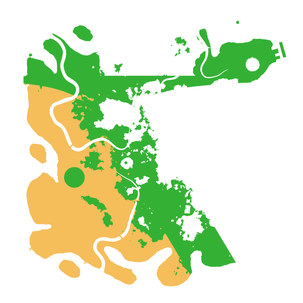 Biome Rust Map: Procedural Map, Size: 3900, Seed: 1025374263