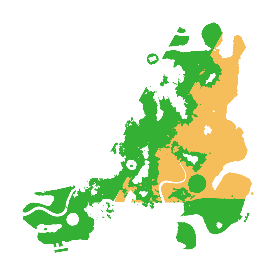 Biome Rust Map: Procedural Map, Size: 4000, Seed: 32384756