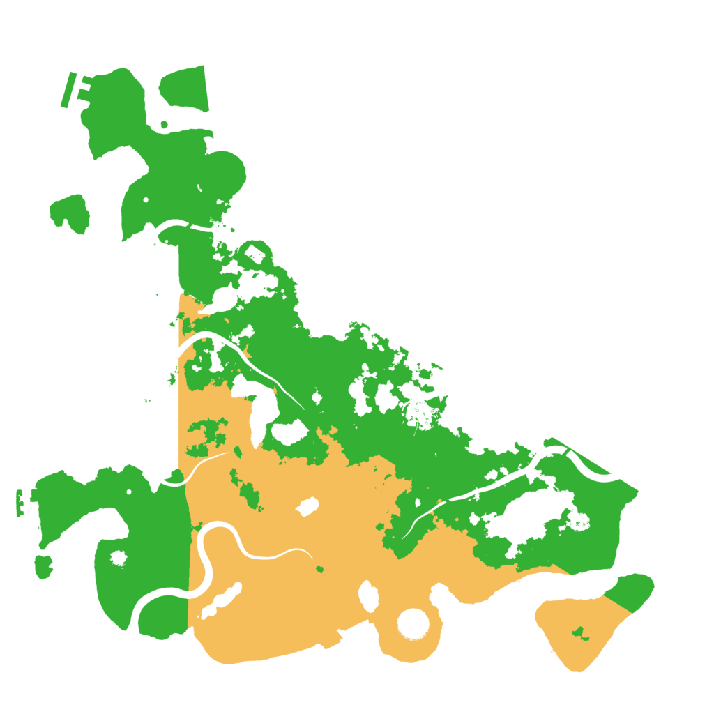 Biome Rust Map: Procedural Map, Size: 4000, Seed: 85468