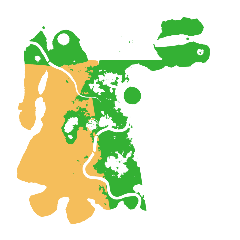 Biome Rust Map: Procedural Map, Size: 3700, Seed: 2093834611
