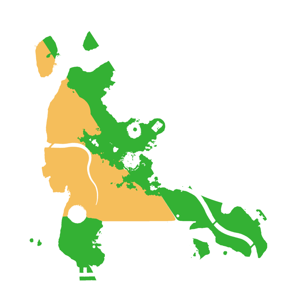 Biome Rust Map: Procedural Map, Size: 3000, Seed: 611829342