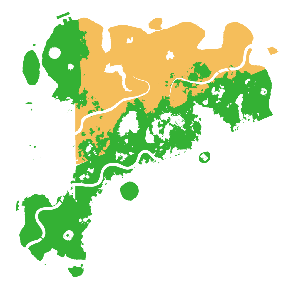Biome Rust Map: Procedural Map, Size: 4500, Seed: 1861277174