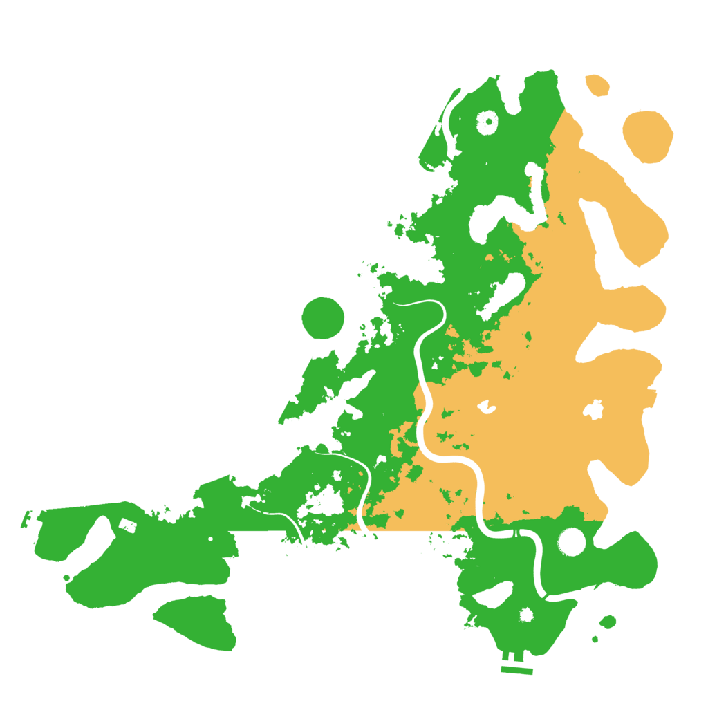 Biome Rust Map: Procedural Map, Size: 4500, Seed: 1695984470
