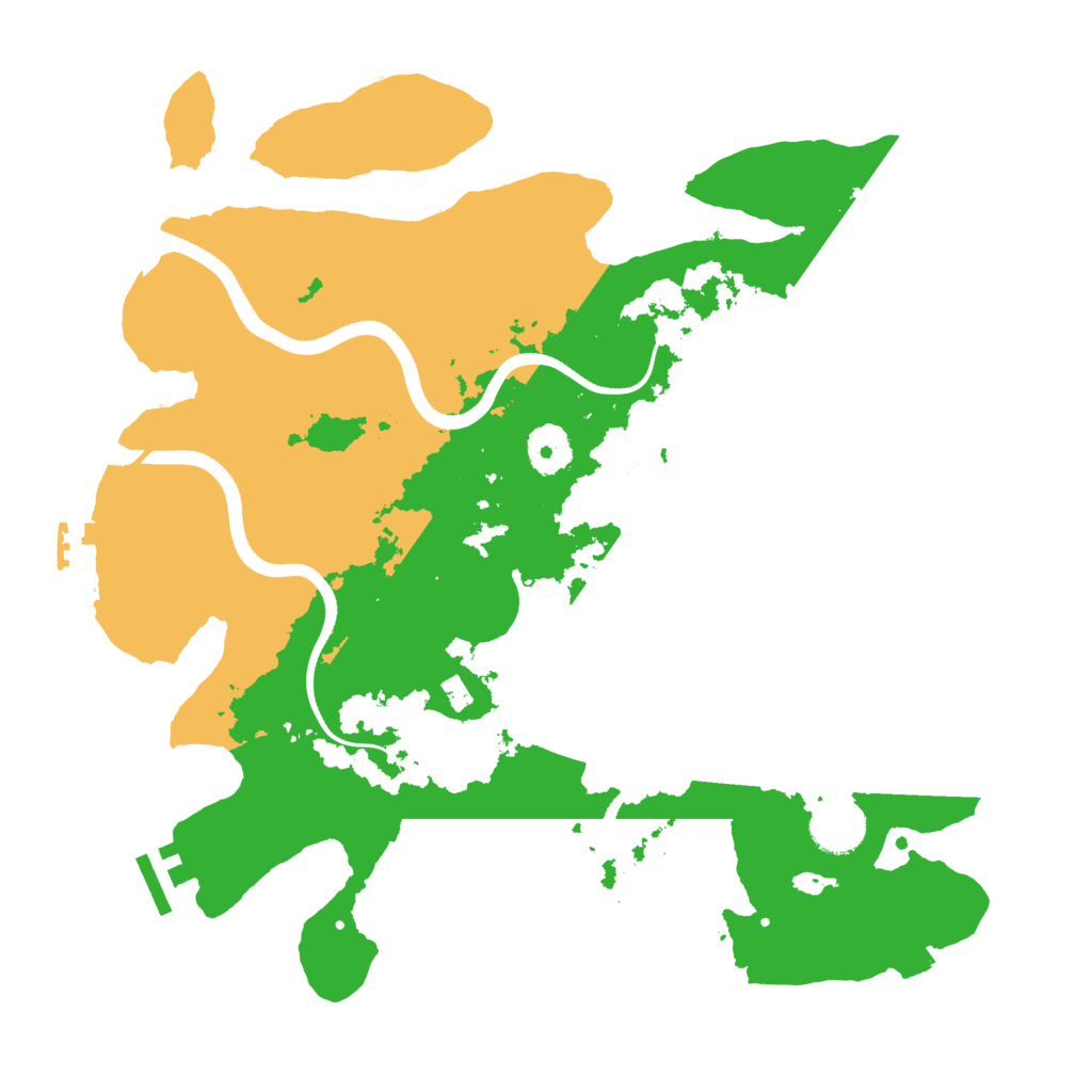 Biome Rust Map: Procedural Map, Size: 3500, Seed: 878799697