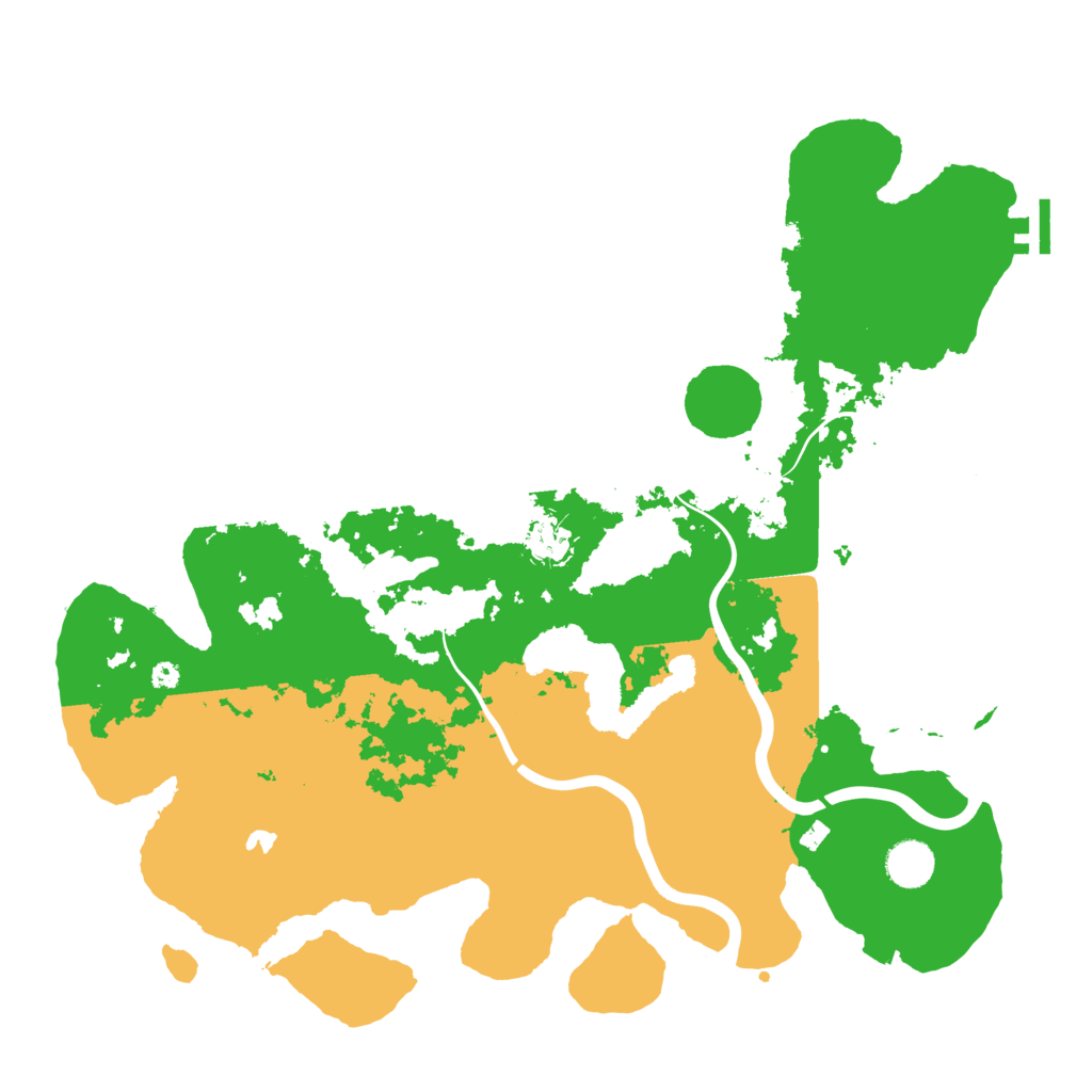 Biome Rust Map: Procedural Map, Size: 4000, Seed: 721314897