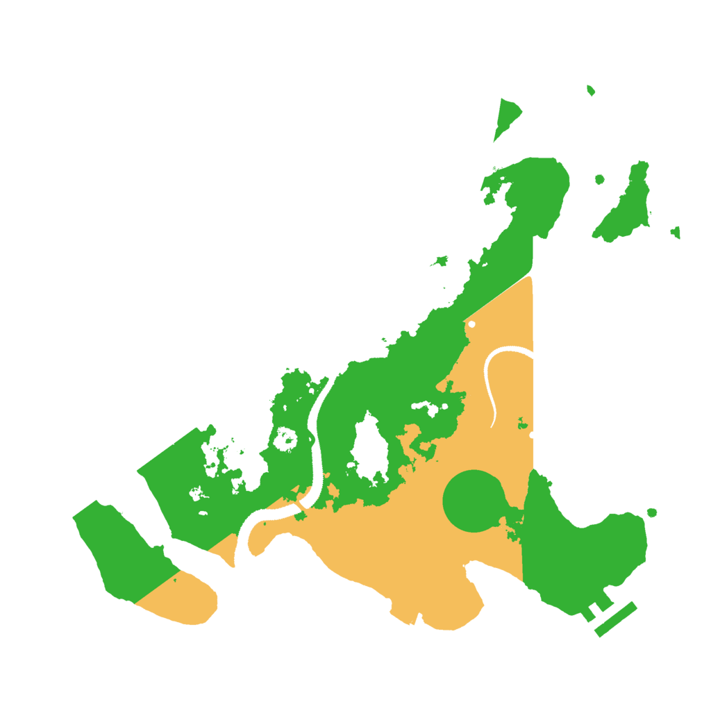 Biome Rust Map: Procedural Map, Size: 3000, Seed: 787898