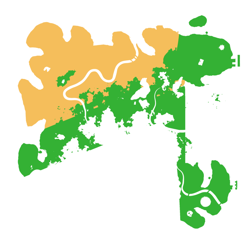 Biome Rust Map: Procedural Map, Size: 4250, Seed: 55491