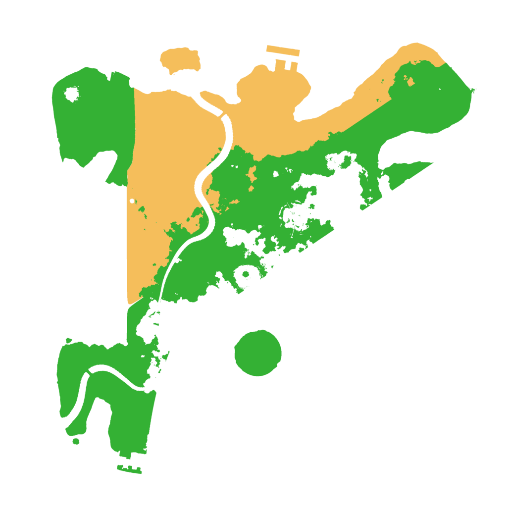 Biome Rust Map: Procedural Map, Size: 3100, Seed: 867480112