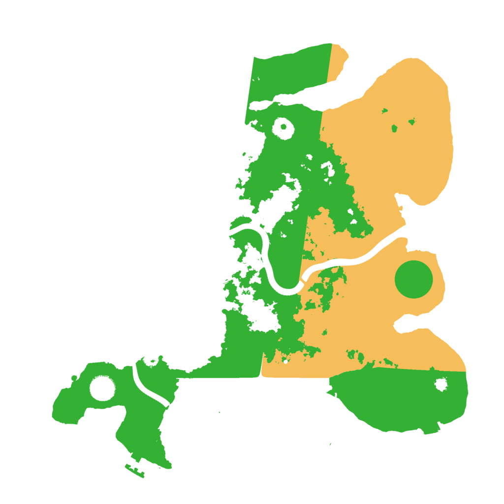 Biome Rust Map: Procedural Map, Size: 3500, Seed: 2033648391